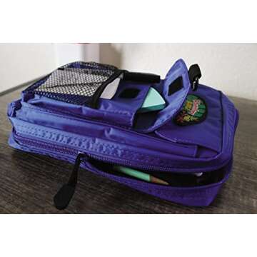 Adventure Bible Cover for Boys, Zippered, with Handle, Nylon, Blue, Medium