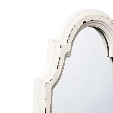 Vintage Oval Mirrors for Wall Decor - Sintosin 11 Inch
