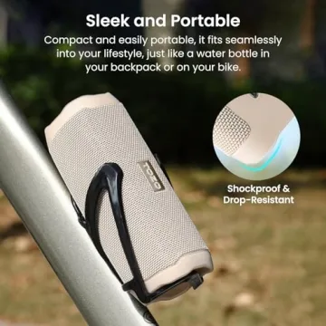 TOZO PA2 Bluetooth Speaker Dual Drivers 25H Playtime Waterproof