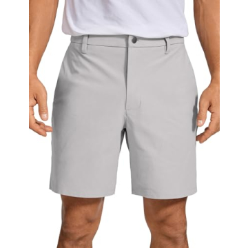 CRZ YOGA Men's 7" Golf Shorts - Lightweight, Stretch & Comfortable