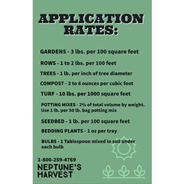 Neptune's Harvest Kelp Meal Multi-Purpose Plant Food 1-0-2, 4 lb