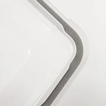 IRIS USA 30 Quart Clear Weatherproof Storage Bin