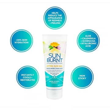 Hydrating Aloe Vera Gel for Sunburn Relief by Sunburnt