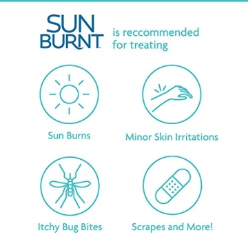 Hydrating Aloe Vera Gel for Sunburn Relief by Sunburnt