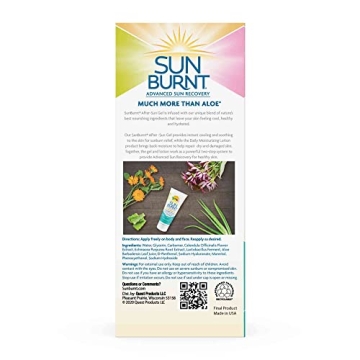 Hydrating Aloe Vera Gel for Sunburn Relief by Sunburnt