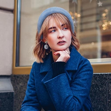 Kajaia 10 Pcs Mink Faux Fur Headbands for Women and Girls