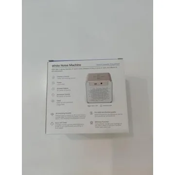 RENPHO White Noise Machine, ensures Good Sleep Quality for Adults with Soothing Sounds and Timer with Memory, Privacy Noise Cancellation in Office, Portable for Travel