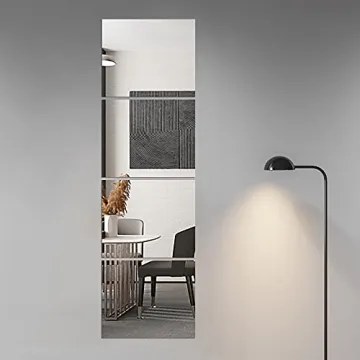 Versatile Frameless Mirror Tiles for Home Décor