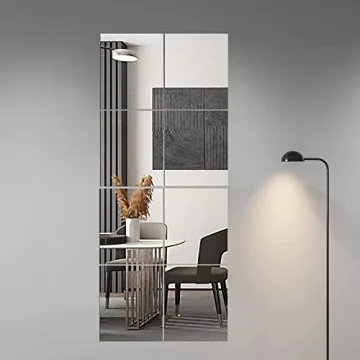 Versatile Frameless Mirror Tiles for Home Décor