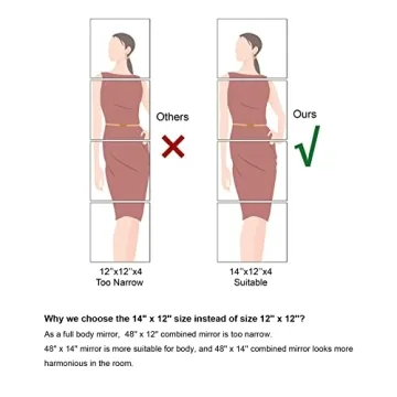 Versatile Frameless Mirror Tiles for Home Décor