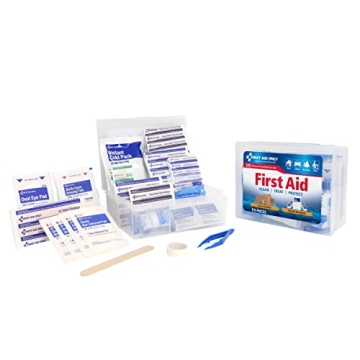 First Aid Only 59695 Clean & Protect Everyday Emergency First Aid Kit for Home, Work and Travel, 175...