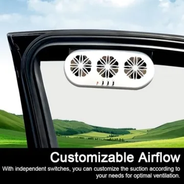 Car Solar Air Circulator Exhaust Fan for Eco-Friendly Driving