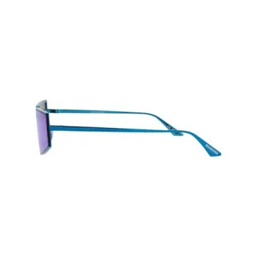 Balenciaga Square-Frame Metal Sunglasses for Trendsetters
