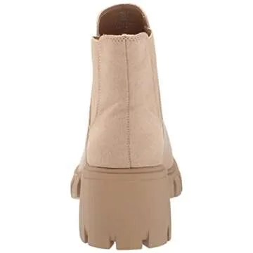 Shop Madden Girl Women's Hollyy Chelsea Boots in Sand