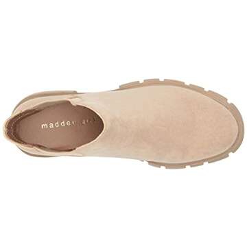 Shop Madden Girl Women's Hollyy Chelsea Boots in Sand