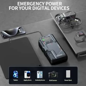 Featou Jump Starter with Air Compressor, 5 in 1 Functional Jump Box 3000A Peak Battery Power Pack with 150PSI Digital Tire Inflator, Portable Car Battery Charger Jumper for 8.5L Gas or 7.0L Diesel