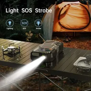 Featou Jump Starter with Air Compressor, 5 in 1 Functional Jump Box 3000A Peak Battery Power Pack with 150PSI Digital Tire Inflator, Portable Car Battery Charger Jumper for 8.5L Gas or 7.0L Diesel