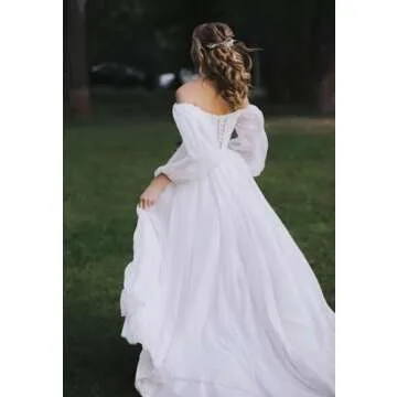 Elegant Off Shoulder Wedding Dress for Stunning Brides