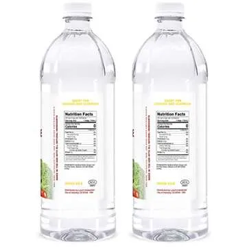 Lucy's Family Owned Natural Distilled White Vinegar - 32 oz. Pack of 2 | 5% Acidity