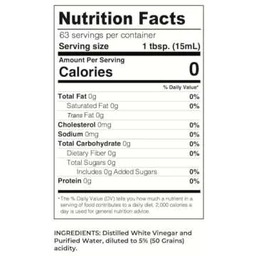 Lucy's Distilled White Vinegar - Eco-Friendly & Versatile