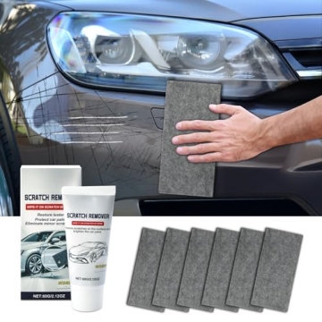 ABRKDOG 6 Pack Nano Sparkle Cloth for Car Scratchess,Car Scratches Remover, Easily Repair Paint Scratches and Water Spots, Magic Car Scratch Repair Cloth