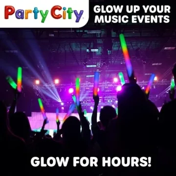 Party City LED Foam Glow Sticks for Any Event