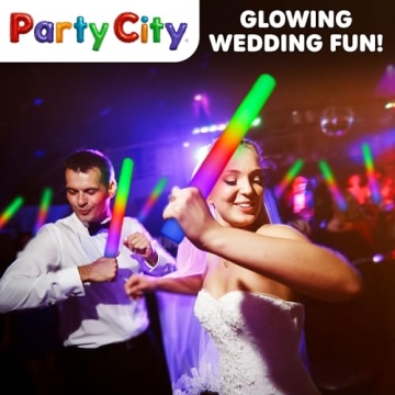Party City LED Foam Glow Sticks for Any Event