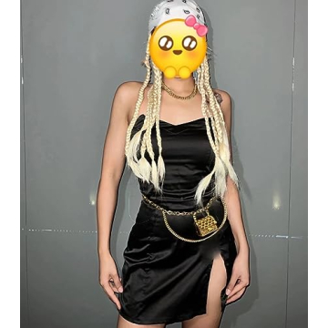 Chic Small Metal Waist Bag for Women Y2K Style