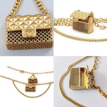 Chic Small Metal Waist Bag for Women Y2K Style