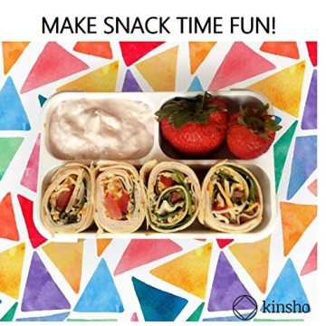 Kinsho Mini Bento Snack Containers Set for Kids and Adults