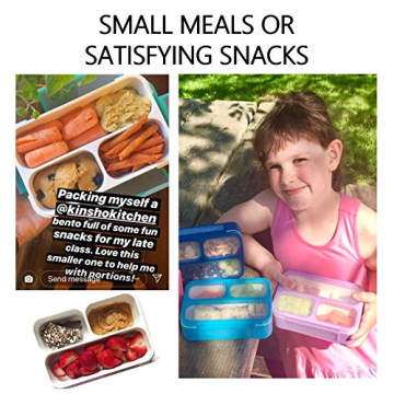Kinsho Mini Bento Snack Containers Set for Kids and Adults