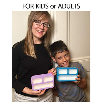 Kinsho Mini Bento Snack Containers Set for Kids and Adults