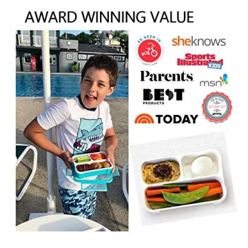 Kinsho Mini Bento Snack Containers Set for Kids and Adults