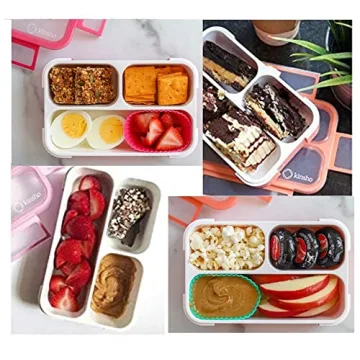 Kinsho Mini Bento Snack Containers Set for Kids and Adults