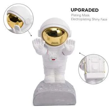 Kakizzy Decorative Astronaut Bookends for Home Decor