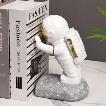 Kakizzy Decorative Astronaut Bookends for Home Decor