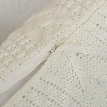 ANDUUNI Luxury Knitted Pillow Covers for Home Decor