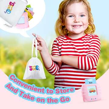TimingSXD Talking Flash Cards for Toddlers 2-4 Years,Toddler Flash Cards,Audible Flashcards for Children,Gifts for Age 1 2 3 4 5 Year Old Boys and Girls,224 Sight Words Flash Cards Kindergarten