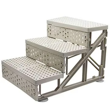 YOFIT Doggy Steps - Non-Slip 3 Steps Pet Stairs,Holds Up to 50 lbs