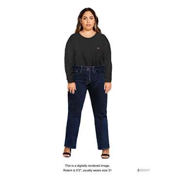 Levi's Women's 724 High Rise Straight Jeans for Effortless Style