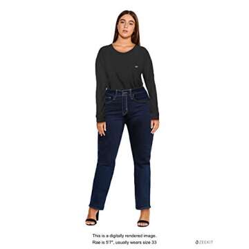 Levi's Women's 724 High Rise Straight Jeans for Effortless Style