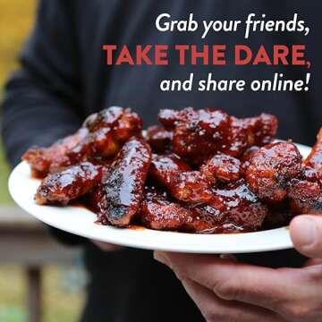 Mini Hot Sauce Challenge Box by Tabañero, Original, Extra Hot, XXX Hot & Dragon’s Breath, Hot Sauce Gift, Gluten Free, All Natural, Low Sodium, Vegan, Kosher, Made in the USA, 4-Pack, 1.7 oz Bottles