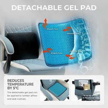 Comfortable Dowinx Gaming Chair with Pocket Springs and Gel Pad