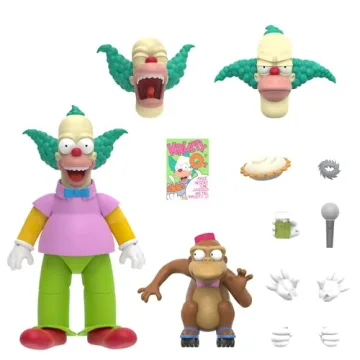 Super7 Ultimates The Simpsons Krusty The Clown - 7" Action Figure with Accessories