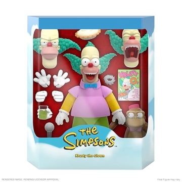 Buy Super7 Krusty the Clown Action Figure - 7" Retro Toy