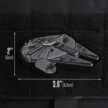 LIVANS Star Wars Millennium Falcon Patch - Perfect Gift