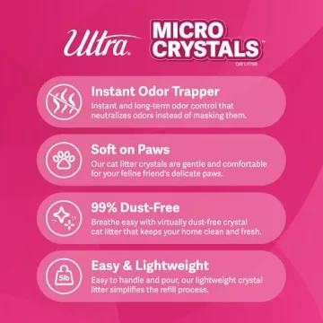 Ultra Micro Crystals Cat Litter - Dust Free and Odor Control