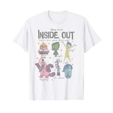 Disney Pixar Inside Out How Are You Feeling Group Shot T-Shirt - Express Yourself!
