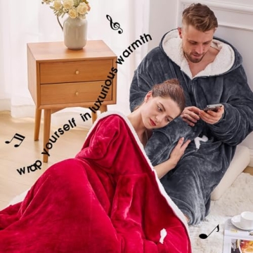 JOYWOO Cozy Wearable Blanket Hoodie for Adults