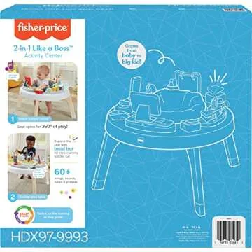 Fisher-Price 2-in-1 Baby Activity Center Enhancing Playtime